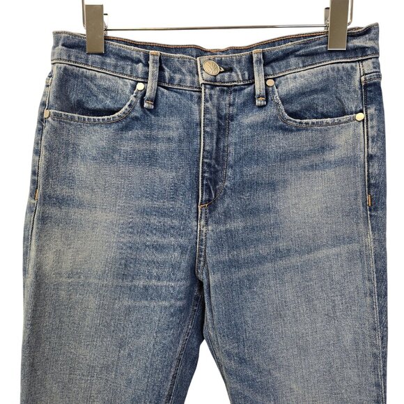 Rag & Bone High Rise Farrah Ankle Cigarette Raw Hem Jeans Size 26 - Picture 4 of 8